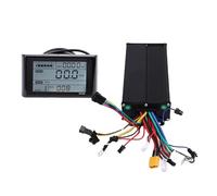 RASTKY Electric Bike Brushless Motor Controller LCD Display Kit 35A Three Mode Self-learning Controller for 36V 48V 52V Brushless Motors, Water Proof Panel for Outdoor Use