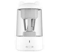 RASTKY Electric Pencil Sharpener Auto Stop Triangular Hexagonal Pencils for Students Teachers 1800mAh Battery Capacity (White)