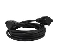 RASTKY Electric Vehicle Charging Extension Fit for Cord Stable and Efficient for Most New Energy Vehicles, Type 1 Double Connector 32A 7.6KW 19.69ft Single Phase Fit for Cord