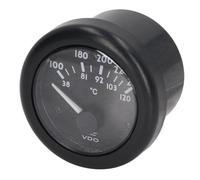 RASTKY Electromagnetic Water Temperature Meter 52mm ABS for Ships 12V for Engineering Vehicles