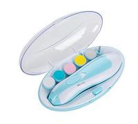 RASTKY Electronic Baby Nail Clippers, Safe Manicure Nail Clippers for Babies, Portable Grinder for Kids, Christmas, Halloween (Blue)