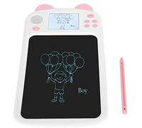 RASTKY Electronic Digital Drawing Tablet for Kids with Sensitive Liquid Crystal Film Technology and Pressure Sensitive Painting, Blue/Pink, 8.5" Writing Tablet for Improving Drawing Skills (Pink)