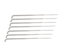 RASTKY Embroidery Needle Set Durable Felting Tool for Patch-Work,Pocked Needles Kit for Poke Making, 7Pcs Needles for Most People of The Right Age, Iron Material