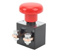 RASTKY Emergency Stop Button Switch Durable 220-250A 12- for Vehicles Forklifts Red Momentary Stop Switch Box for Outdoor Use