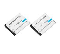 RASTKY EN EL19 Camera Battery High Performance Lithium Ion 1200mAh 3.7V Replacement for Coolpix A100 S32 S100 S3700 Cameras, 2 Pack Battery for Long Endurance, Microfiber Cloth