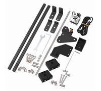 RASTKY Ender-3 Dual Z Axis Upgrade Kit & Stable Pull Rod Set for Better Stability and Printing Accuracy, Black Aluminum Stainless Steel for Ender 3 3D Printer