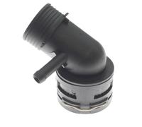 RASTKY Engine Coolant Hose Connector for TDI 3.0 3.6 4.2 | Plastic Radiator Coolant Pipe Connector Upper Pipe Radiator Adapter with OEM 7L6122291H 7L0122101H Internal Sealing Ring
