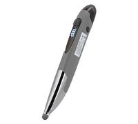 RASTKY Ergonomic Wireless Optical Pen for Handwriting - Pen 2.4G Wireless ABS Capacitive Screen Handwriting with Adapters for Xp/7/8/10 - Rechargeable Pocket (Silver Gray)