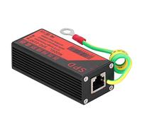 RASTKY Ethernet Surge Protector High-Speed Network Thunder Protector for Stand-Alone Workstations 1 X CCTV Surge Protection