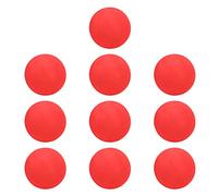 RASTKY EVA Foam Balls for Indoor and Outdoor Training, Soft Foam Practice Balls for Safe Swing Practice, 10pcs (Red)