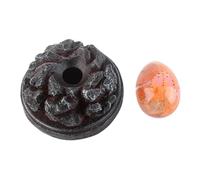 RASTKY Exquisite Crystal Dragon Egg Ornament Strong Resin Dragon Egg Ornament for Bedroom Courtyard, Vivid for Mother Day Easter, 8x6x6cm Blue Green Yellow Red (RASTKY9uvnwpeo4c-7)