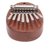 RASTKY Exquisite Mini Thumb Piano Compact Finger Kalimba with 8 Keys Light-weight Mahogany Mini Kalimba for Children and Friends
