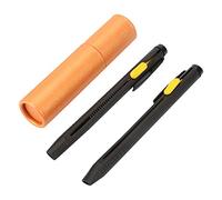 RASTKY Fabric Pencil Marker Easy-to-Use Tailor Chalk Pen for Dressmaker Sewing Craft Tool for Fabric/Glass/Ceramics/Clothing, 20 Pen Cores 2 Pens Included