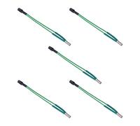 RASTKY Fast Heating 350℃ 6 X 15mm Heater V2.4 V0.1 3D Printer 24V, Easy Installation for V6 PT100 Dragon Hotend, 5Pcs (50W)