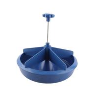 RASTKY Feeder Circular Eating Trough with Rear Hanging Hook for Piglet Food Bucket Feeding Container,5 Grids Feeder,Hanging Piglet Trough,PP Material