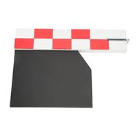 RASTKY Film Director Professional Clapper Board with Built in Magnet for Action Scene Photography Props 9.8x7.1in for Video Production (Red)