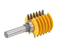 RASTKY Finger Joint Router Bit Durable Woodworking Milling Cutter for Timber Tenoning and Jointing, 1/2 Inch Shank, for MDF/Solid Wood/Particleboard/Cabinet, YG6 Alloy Cutter Head, Carpenter Tool