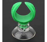 RASTKY Fish Tank Airline Tube Holders with Leaf-Shaped Design, 10 Pcs Aquarium Hose Clamps, Inner Diameter 14.6mm, 15-18mm Tubes (Green inner diameter 17.6mm)