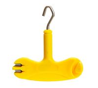 RASTKY Fishing Line Stripper-Efficient Three-in-One Tensioner for EU Carp Fishing-ABS + Stainless Steel Tool for Precise Line Management-Family Maintenance (Yellow)