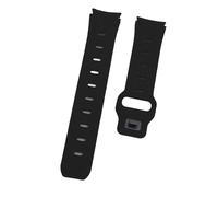 RASTKY Flexible Dual Color Silicone Watch Band Strap for Watch 6 5 4, Storage Box/Cover Buckle System, Health Wear Every Day for All Models (Black)