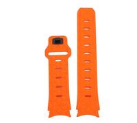 RASTKY Flexible Dual Color Silicone Watch Band Strap for Watch 6 5 4, Storage Box/Cover Buckle System, Health Wear Every Day for All Models (Orange)