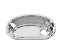 RASTKY Flush Mounted 12.8x6.89x4.53 Inch Stainless Steel Bar SinkRV, Yacht, and Food Truck -304 Stainless Steel with 40mm Drain Hole, Space Saving Design, IdealKitchen and Bathroom Use