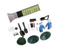 RASTKY Foldable Aluminum Gold Sluice Box for Rivers Exploration, Compact Design, Suitable for Gold Mining Equipment Enthusiasts, Aluminum Alloy