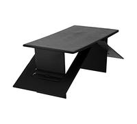 RASTKY Folding Laptop Desk Portable Mini Bracket Holder Adjustable Table for Office, Sofa, Bed Made of ABS Black 17.7x9.8x0.4in