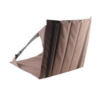 RASTKY Folding Stadium Seat Cushion Compact and Comfortable Outdoor Chair for Fishing, Khaki 17.7x17.7x17.7 Inches Single Opp Bag Packing (Khaki)