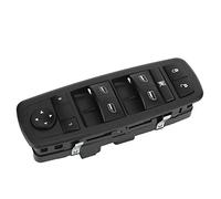 RASTKY Front Left Power Window Switch 68039999AA Matte Black Button Fit for Dodge Grand Caravan/Journey, Easy Installation Fit for Chrysler Town & Country Drivers ABS Material