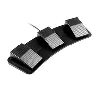 RASTKY FS23-Pro USB Customized Foot Pedal with Mechanical Switch, Multi-Function Gaming Pedal for Image Acquisition and Multimedia Control, Ideal for Gamers and Office Use