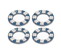 RASTKY Full Color LED Ring Lamp Module with WS2812 5050 Chip, 4pcs RGB Light Board for Indoor and Outdoor Decoration