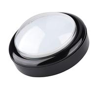 RASTKY Game Button LED Light Push Button 100MM - Big Round Video Game - Pushbutton Switches (White)