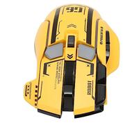 RASTKY Gaming Mouse PC, 2.4G Wired 3 Mode DPI with RGB Lighting, Ergonomic Design, (Yellow)