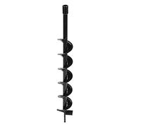 RASTKY Garden Auger Durable Black Planting Auger Hole Digger for Quick Hole Digging for Home Gardeners 100x800mm