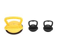 RASTKY Glass Suction Cup Heavy Duty Ceramic Tile Moving Lifter with Handle for Car Glass Repairing, 3pcs Suction Cup for Cellphone Depression Repairing