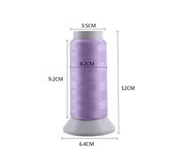 RASTKY Glow in The Dark Embroidery Sewing Thread for Machine Embroidery/Sewing 1000 Yards Purple, Pink, White 1 Spool (1000 Yards)