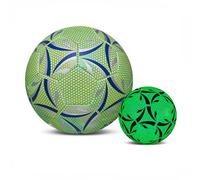 RASTKY Glowing Sports Soccer Ball with Pump, Premium PU Reflective Material for Better Visibility At Night, Ideal for Training and Practice Sessions, Versatile for Various Fields (#10)