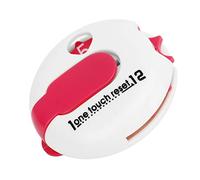 RASTKY Golf Counter Clicker Easy to Carry One Touch Reset Accurate Counting for Golfers Plastic 1pc for Golfers (White and Pink)