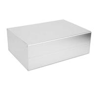 RASTKY GPRS PCB Junction Aluminum Box - Aluminum Project Box Matte Silver Enclosure Box/Cover- 80x160x220mm Electrical