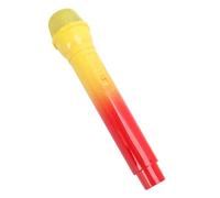 RASTKY Gradient Color Decorative Simulation Microphone Prop, Light Plastic Handheld Decor Mic For Speech Practice Stage Prop Lolita Handcraft Performance