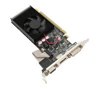 RASTKY Graphics Card Desktop 1GB DDR3 64bit PCI Express 2.0 X16 with DVI VGA HD Multimedia Interface Output and Fast Cooling Enhanced Gaming Experience