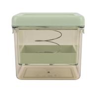 RASTKY Greek Yogurt Strainer Whey Separator Ultra Fine Mesh Filter for Authentic Texture, Multifunctional Use for Breakfast Lovers, PS, HIPS, Stainless Steel (Green)