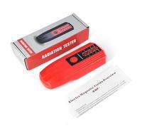 RASTKY Handheld EMF Meter Electric Field Detector for Broadband Electromagnetic Fields From 50Hz-20000Hz with LED Indicators for Graphic Understanding ABS Red+Black (Red Housing & Black Sticker)