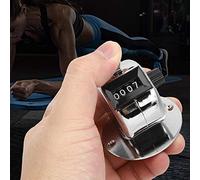 RASTKY Handheld Mechanical Mini Press Counter for People Counting At Airdrome, Stainless Steel Hand Counter for Factory Statistics