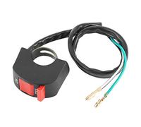 RASTKY Handlebar Headlight Controller Motorcycle Light Button ON/OFF Switch with Short Response Time Universal 22-25mm Handlebar, Fits Most Motorcycles, Ideal for Night Riding, Plastic DC12V, Black