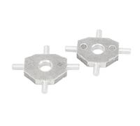 RASTKY Headlight Washer Swivel Cover High Strength Metal Alloy for S-Type X-Type, Easy Installation for Front Headlight Washing System, 2pcs Set Fit Fit for Jaguar, C2S303 11XXX