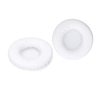 RASTKY Headset Cushions Durable Earpad Covers for Clear Sound, for, 2 Pieces Ear Cushions Replacement for ATH-WS70/ATH-WS77/-WS99/MDRV55/MDR7502, Easy to Install (White)