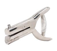 RASTKY Heavy Duty Durable One Hole Punch, Punch Capacity Up to 20 Sheets, 6mm Diameter Round Hole, Long Service Life, Stainless Steel Material