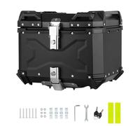 RASTKY Heavy-Duty Motorcycle Tail Box with Dual Lock Design, Large Capacity Rear Trunk for Riding Essentials, 16.54x14.57x12.99in (55L)